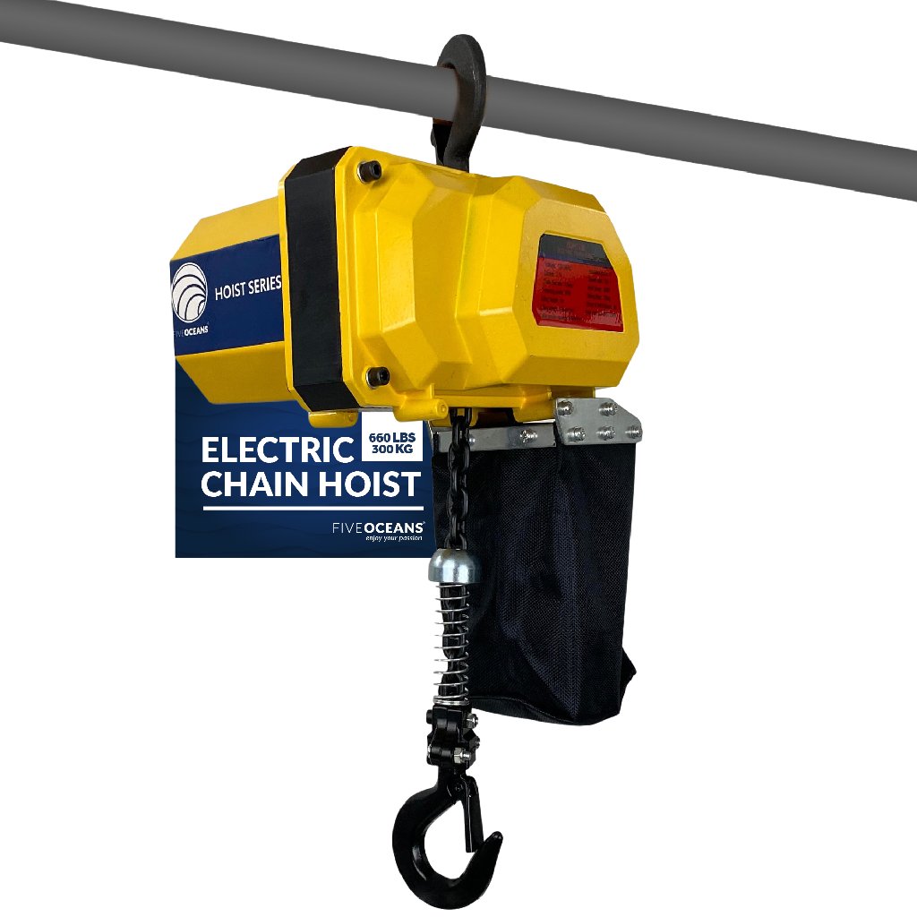 Electric Chain Hoist 660LBS / 300KG, 6 FT Remote